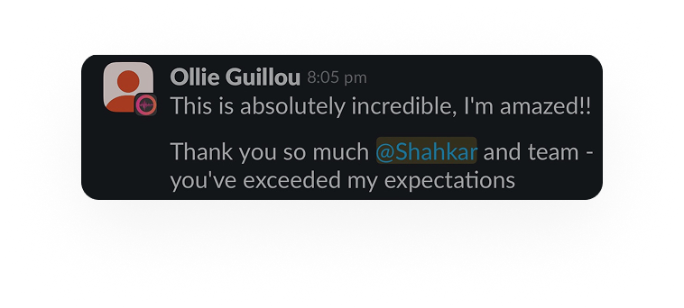 Client review