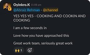 Client review